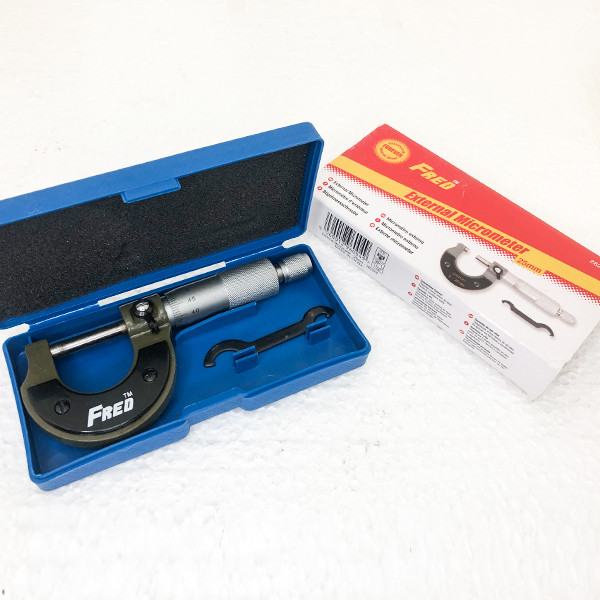 میکرومتر خارج سنج فرد کد FD0044 گستره 25-0 میلیمتر