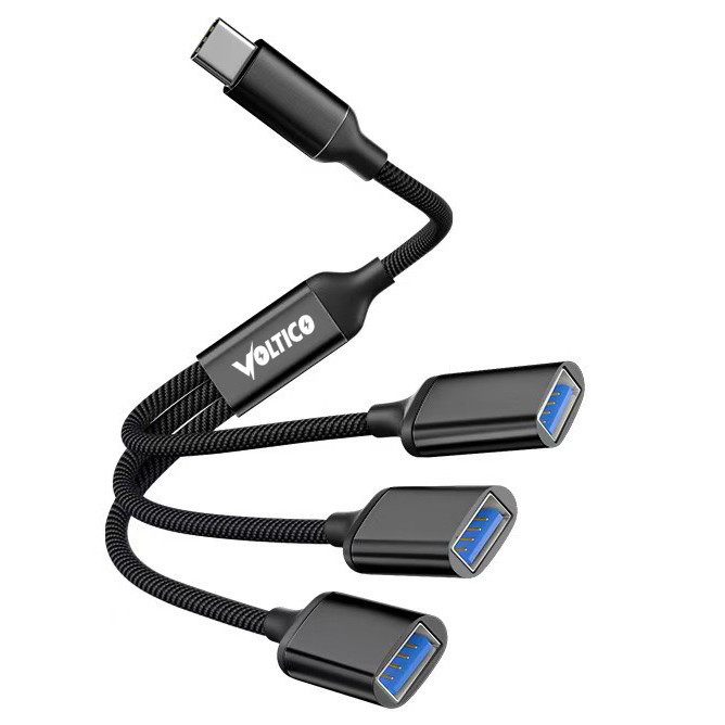 هاب 3 پورت USB-C ولتیکو مدل VTH-310C