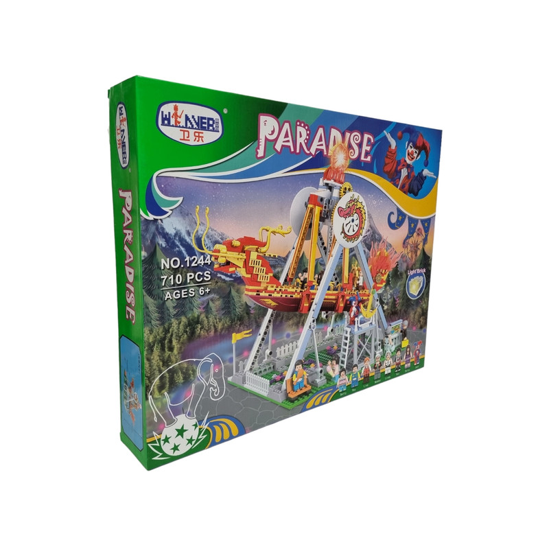 ساختنی طرح کشتی اژدر شهربازی مدل PARADISE
