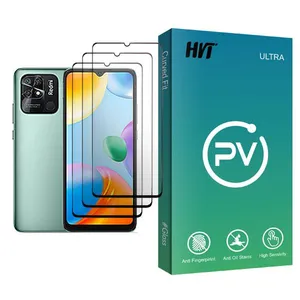 HVT PV Glass MIX003 Screen Protector For Xiaomi Redmi 10C Pack Of 3