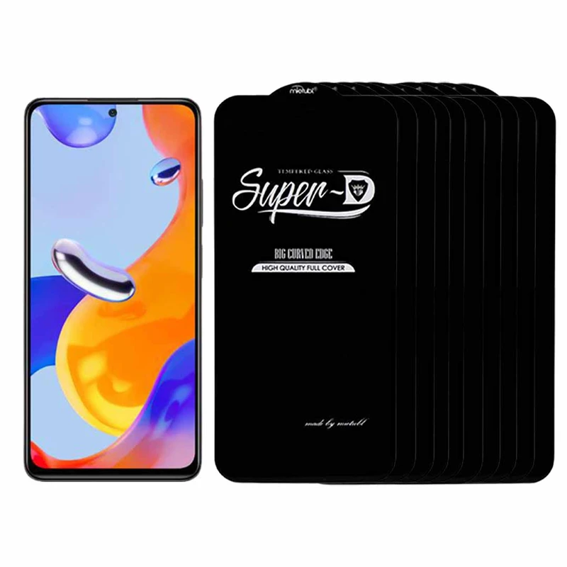 محافظ صفحه نمایش میتوبل مدل سوپر دی مناسب برای گوشی موبایل شیائومی REDMI NOTE 11 PRO بسته 10 عددی