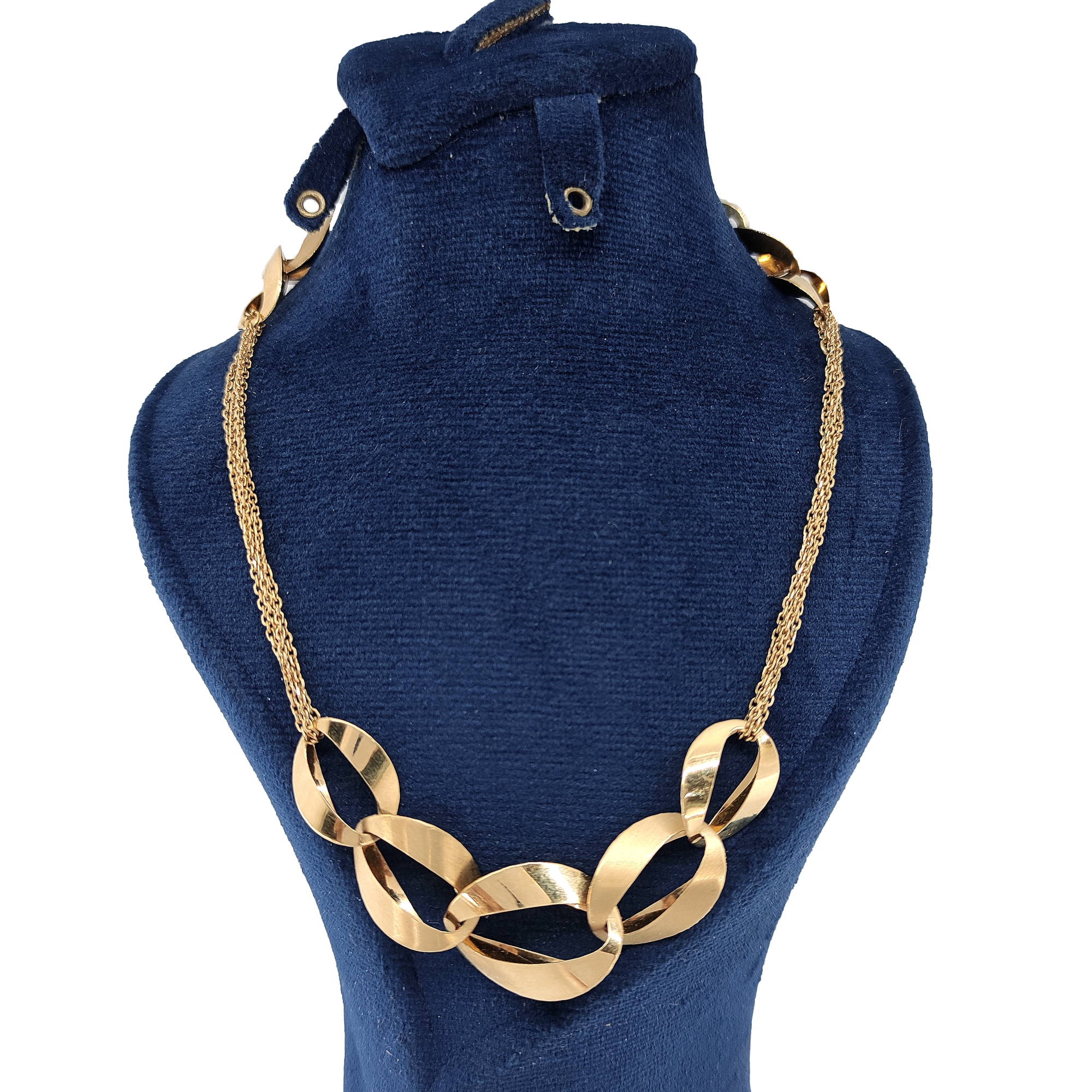 گردنبند طلا 18 عیار زنانه طلا و جواهرسازی افرا مدل 1058