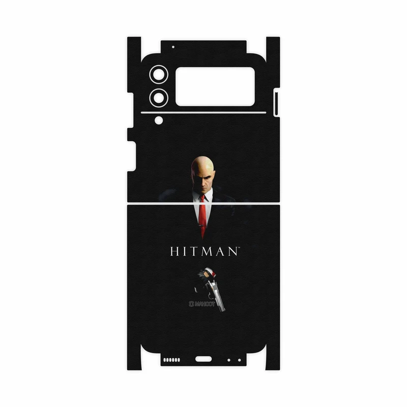 برچسب پوششی ماهوت مدل Hitman-Game-FullSkin مناسب برای گوشی موبایل سامسونگ Galaxy Z Flip3 5G