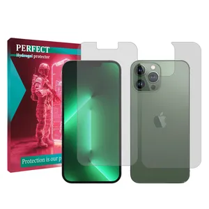 Perfect transparent screen protector suitable Apple iPhone 13 Pro Max Mobile phone with back protector