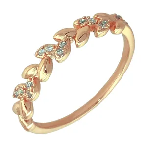 انگشتر زنانه ژوپینگ مدل گندمی کد R4211