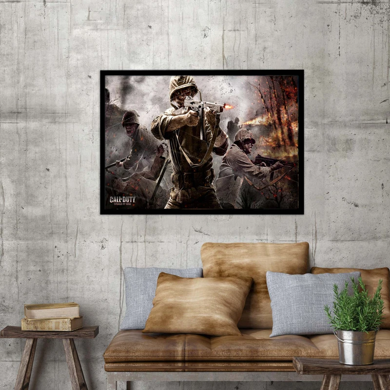 تابلو بکلیت طرح Call of Duty World at War مدل B1958