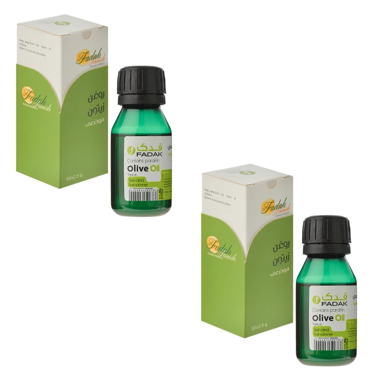 روغن بدن فدک تانیش مدل Olive- Export مناسب برای انواع پوست وزن 50 گرم بسته دو عددی