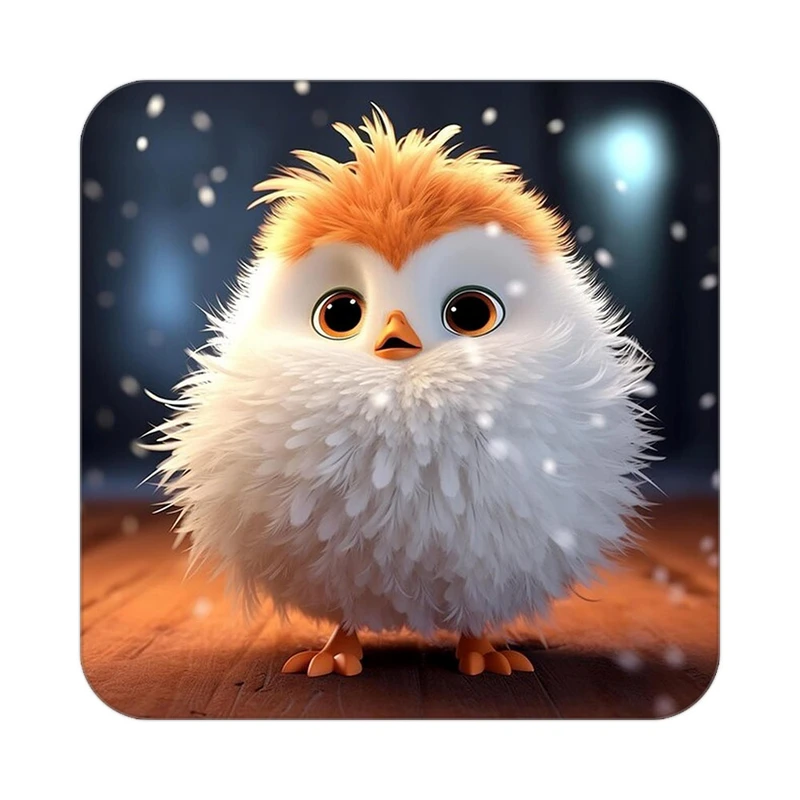 زیر لیوانی کاکتی طرح حیوانات کارتونی مدل mp28084