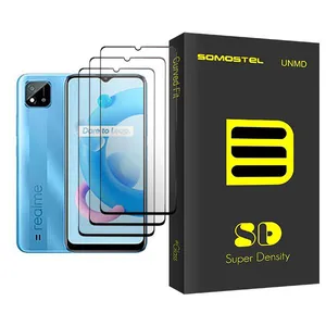 Somastel SD Glass MIX003 Screen Protector For Realme C20 Pack Of 3