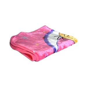 پتو کودک و نوزاد ارکیده مدل W - 13265 سایز 110x80 سانتی متر