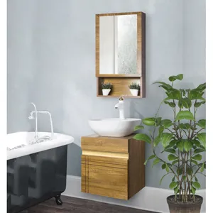 ست کابینت و روشویی الین مدل کینگ آنتیک به همراه آینه باکس 