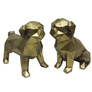 مجسمه مدل سگ گرافیکی مجموعه دو عددی