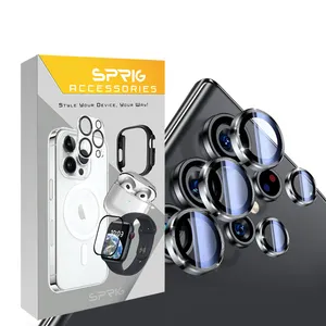 Sprig Ring Metal Ring Camera Lens Protector For Samsung Galaxy S23 Ultra