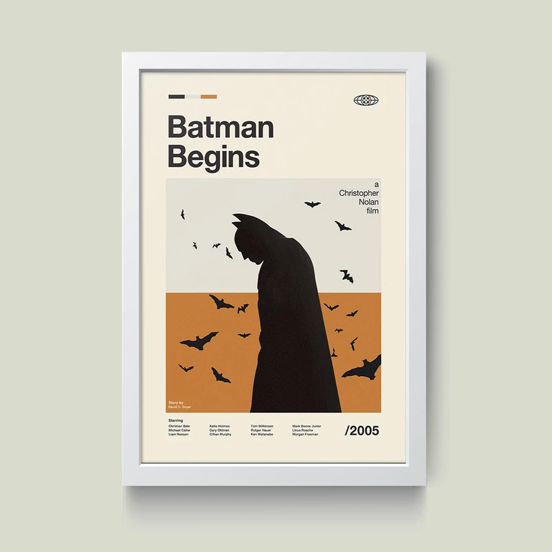 تابلو مدل Batman Begins کدS2519-w