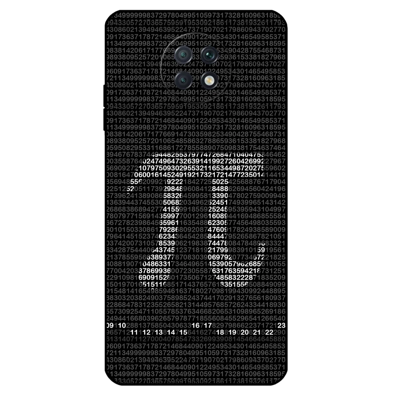 کاور مگافون طرح عدد پی مدل 7240 مناسب برای گوشی موبایل شیائومی Redmi Note 9T