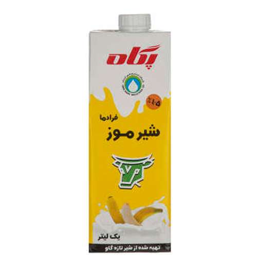 شیر موز فرادما پگاه مقدار 1 لیتر