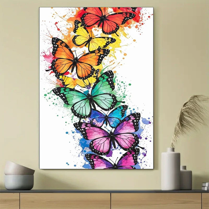 تابلو شاسی مدل نقاشی پروانه کد 5149