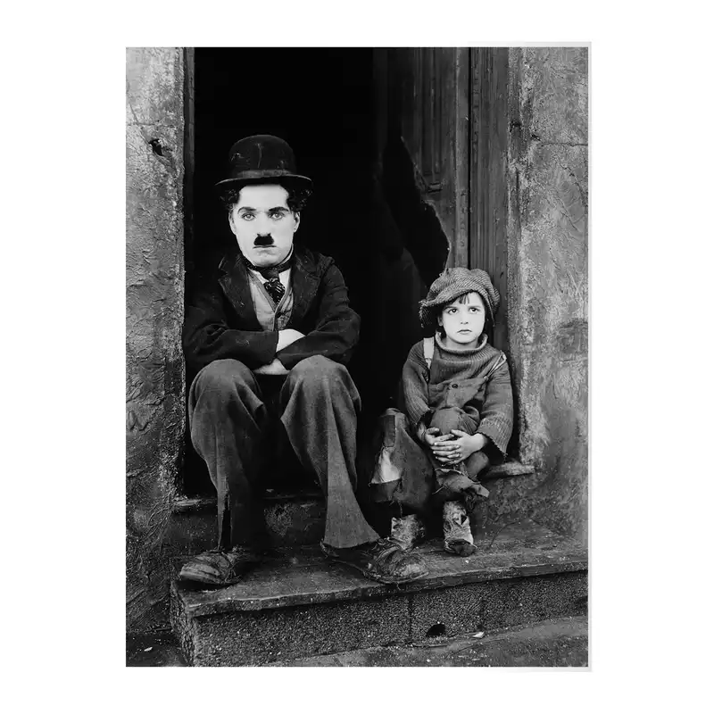 تابلو شاسی طرح چارلی چاپلین مدل 01