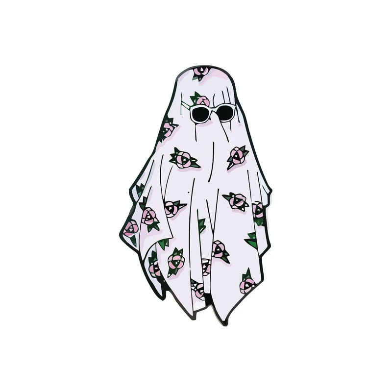 برچسب لپ تاپ پویا مارکت طرح روح گل گلی کد 1615