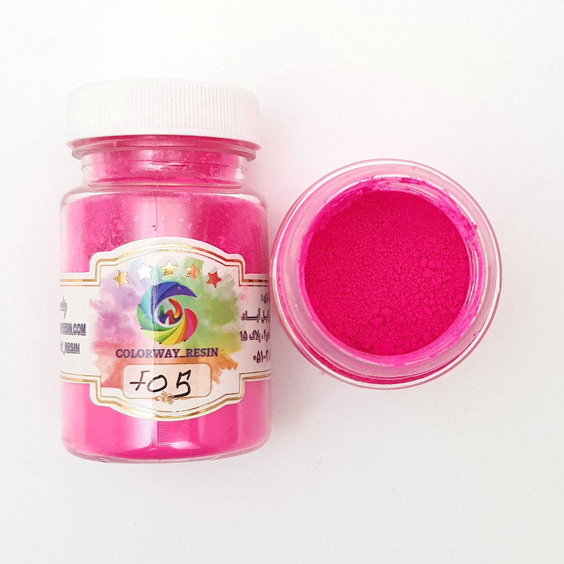 پودر رنگ رزین کالروی مدل فلورسنت حجم 35 میلی‌لیتر