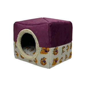 جای خواب سگ و گربه مدل SG22 به همراه پتو وتشک باکس و استخوان