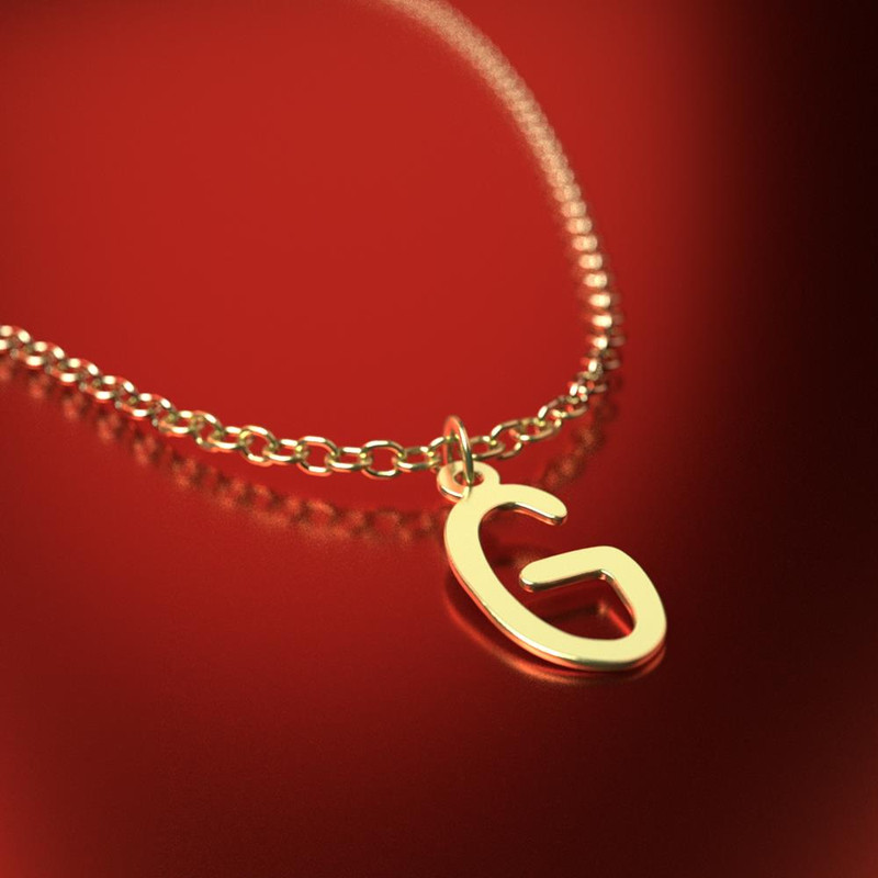 آویز ساعت طلا 18 عیار زنانه مدوپد مدل حرف G کد CA17179