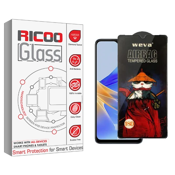 محافظ صفحه نمایش ریکو مدل RC Airbag مناسب برای گوشی موبایل اوپو A17