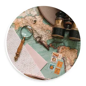 دیوارکوب طرح نقشه جغرافی مدل wtb341