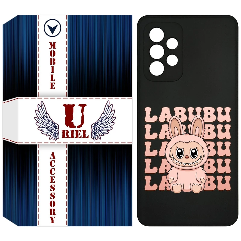 کاور یوریل قاب مدل KSH کد 133 طرح عروسک لبوبو مناسب برای گوشی موبایل سامسونگ Galaxy A72