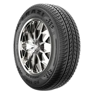 لاستیک خودرو رادیال رازی تایر مدل RG550 با کاربری سواری و سایز رینگ 14 اینچ، فاق 65 درصد پهنا و پهنای 185 میلی‌متر، شاخص تحمل وزن 86 و شاخص سرعت H (حداکثر سرعت 210 کیلومتر بر ساعت)، ساخت ایران، 1 حلقه
