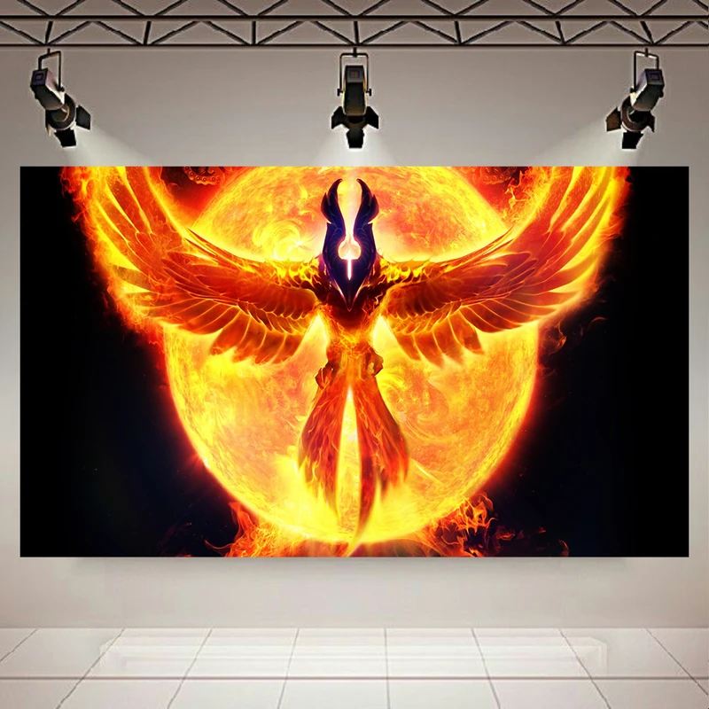 پوستر طرح گیم Dota 2 مدل ققنوس کد AR13950