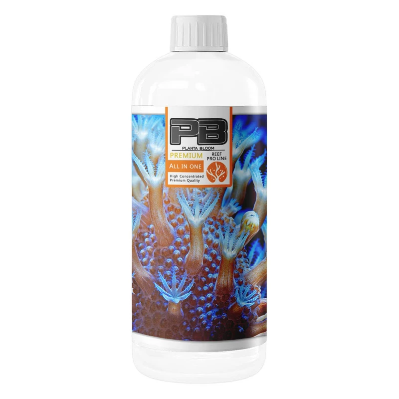 محلول کلسیم منیزیم استرانسیم پلانتا بلوم مدل REEF PRO LINE All in one حجم 450 میلی لیتر
