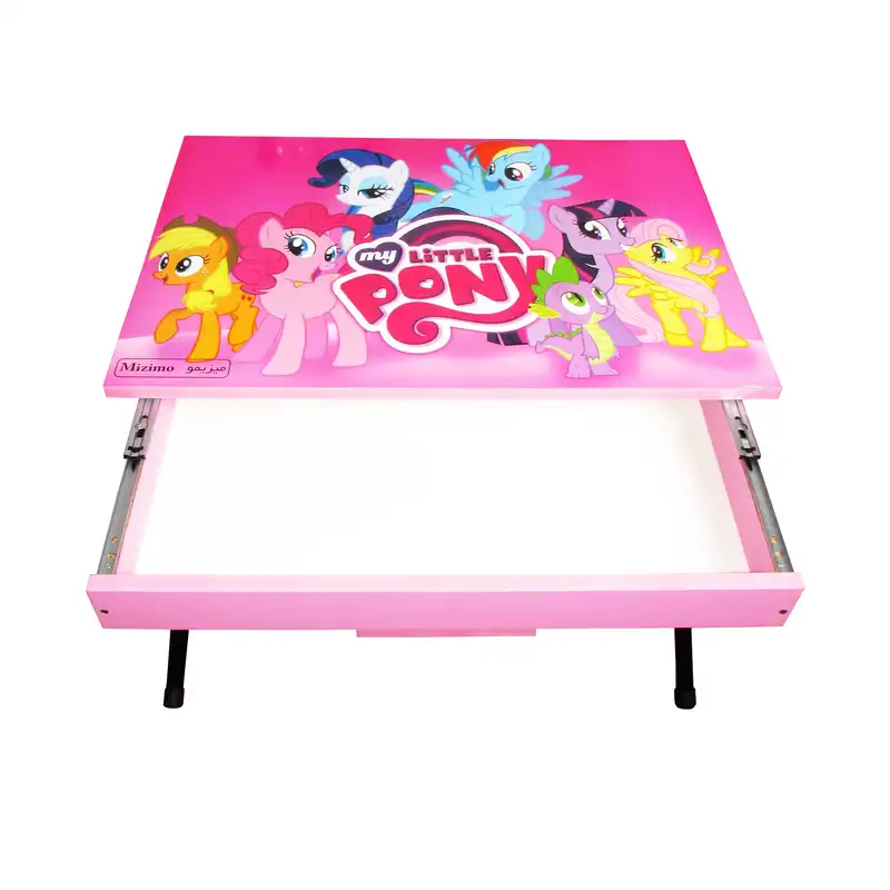 میز تحریر کودک میزیمو طرح پونی کد 3403