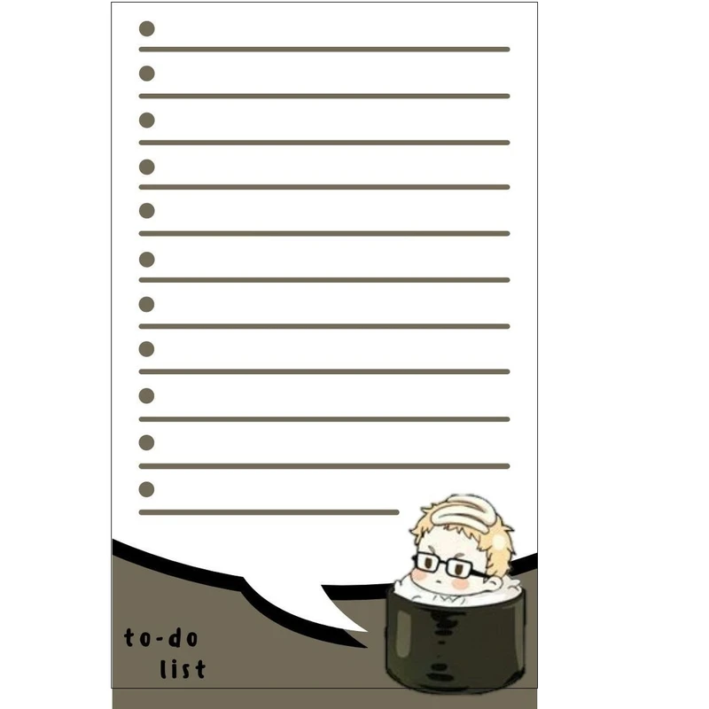 کاغذ یادداشت A5 مدل note to do list کد 923 مجموعه 15 عددی