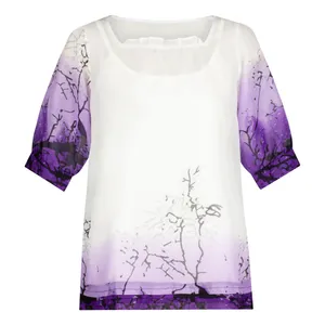 ست تاپ و رویه رسمی زنانه مدل حریر