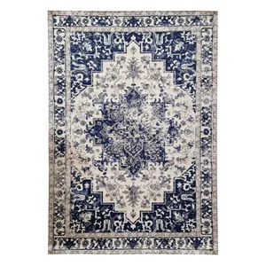 فرش ماشینی 320 شانه زمینه و حاشیه کرم مدل آتا کد 35388
