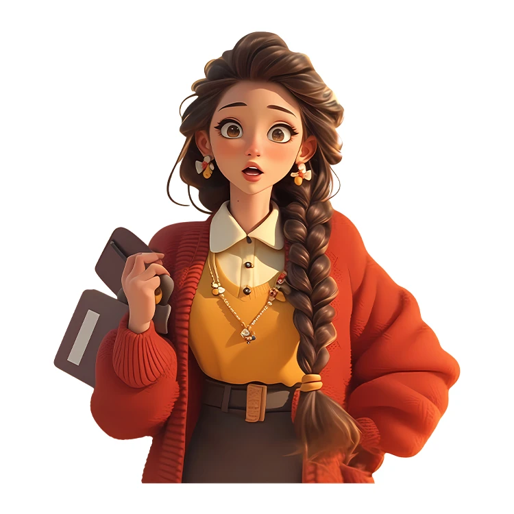 استیکر پارچه و لباس پاد آفرین مدل کارتونی کیوت فانتزی دخترانه کد S5884