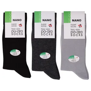 جوراب مردانه پاآرا مدل نانو 30 کد 1002 مجموعه 3 عددی