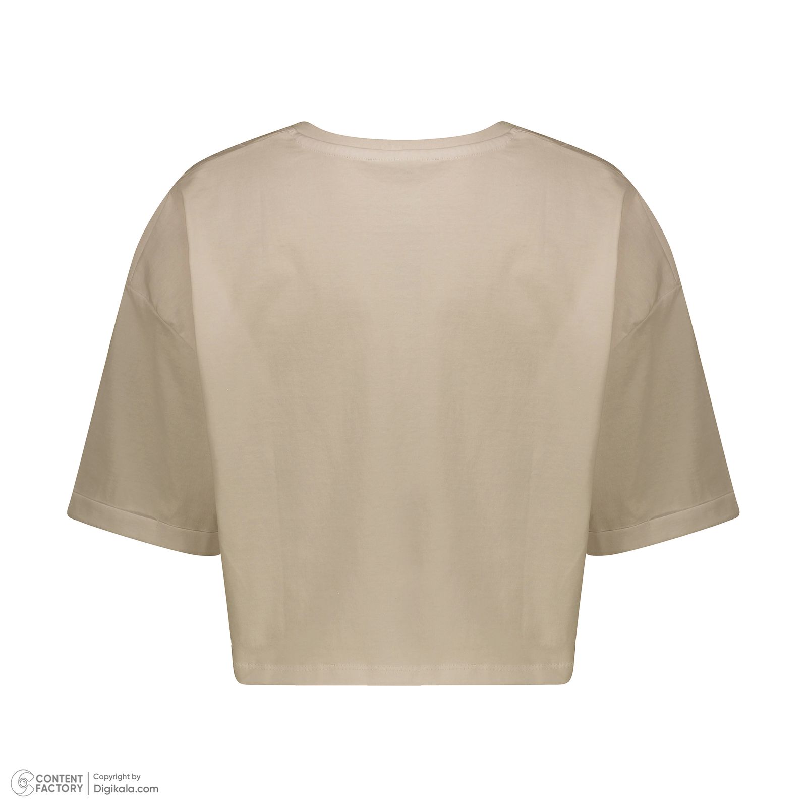 تی شرت آستین کوتاه زنانه نیزل مدل 0693-031 رنگ کرم -  - 6