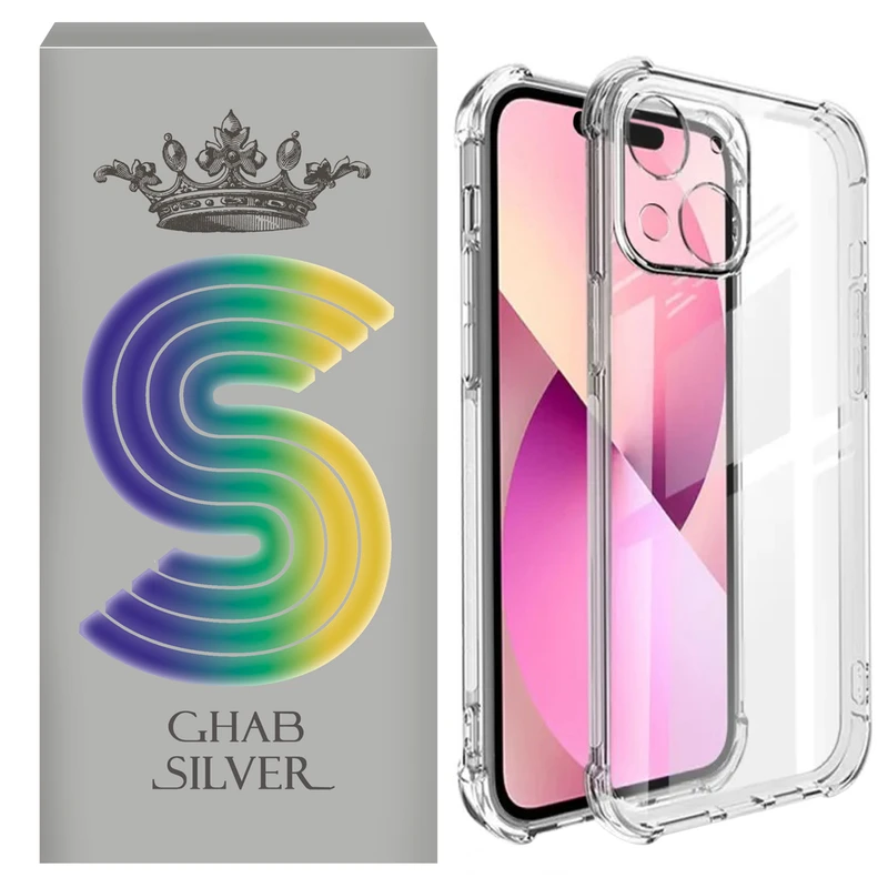 کاور قاب سیلور مدل ژله ای مناسب برای گوشی موبایل اپل iPhone 14 Plus