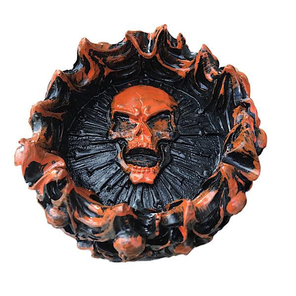 زیرسیگاری طرح اسکلت مدل شعله