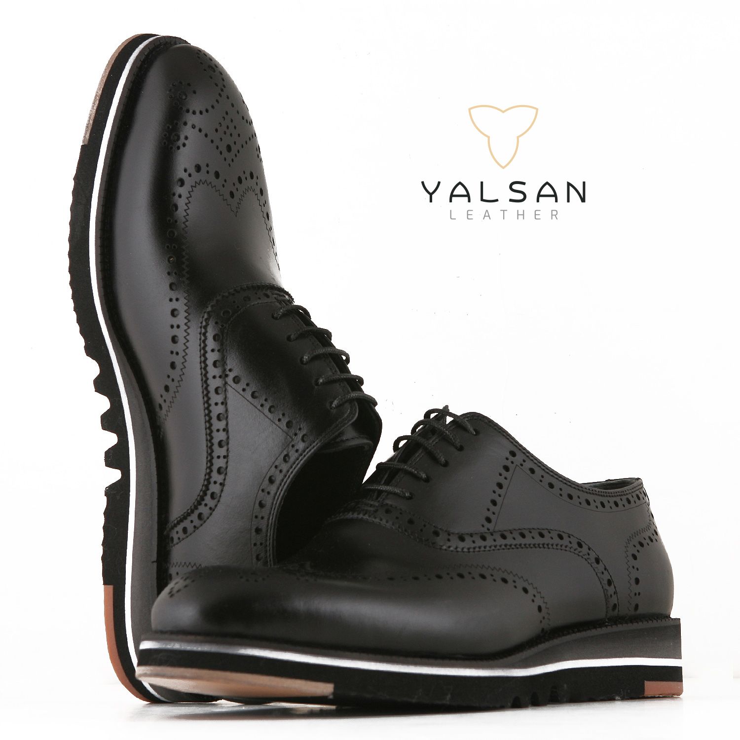 کفش روزمره مردانه چرم یلسان مدل  جاسپر کد 546-GN-msk -  - 3