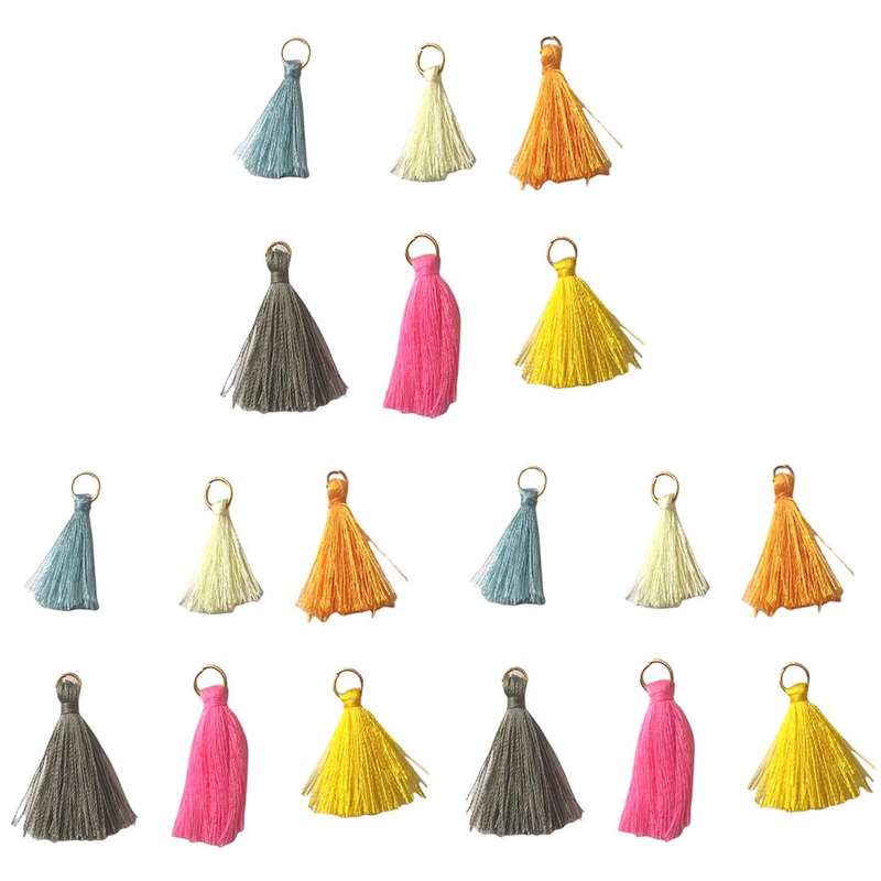 آویز دستبند مدل نخی کد 239 مجموعه 18 عددی