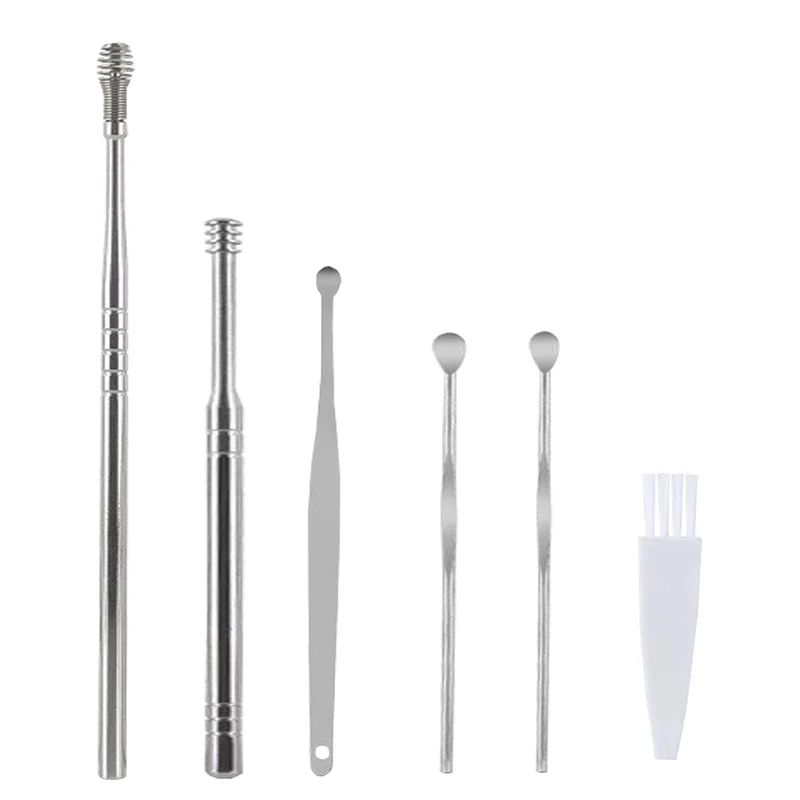ابزار پاکسازی گوش کیو وای اچ مدل ear-980 مجموعه 6 عددی