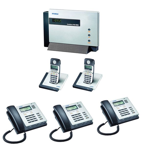 تلفن سانترال بی سیم هیوندای مدل WPBX310 ER-5 تلفن سانترال بی سیم هیوندای مدل WPBX310 ER-5