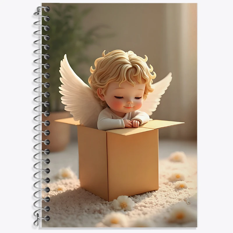 دفتر لغت 50 برگ خندالو طرح فرشته کوچولو کد F6655