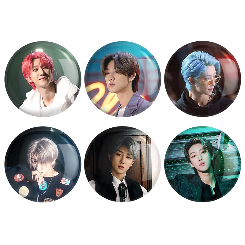 مگنت خندالو طرح دی ایت گروه سونتین Seventeen کد 1297B مجموعه 6 عددی