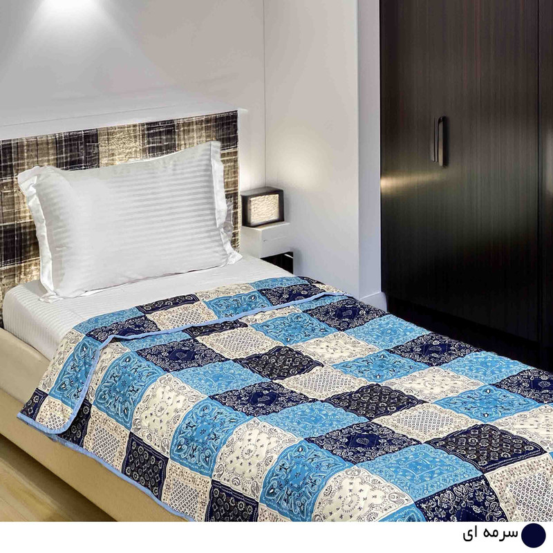 روتختی یک نفره مانیکاهوم مدل چهل تکه پلاس سایز 220x150 سانتی‌متر