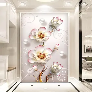 پوستر دیواری سه بعدی مدل شاخه گل DVRF1391