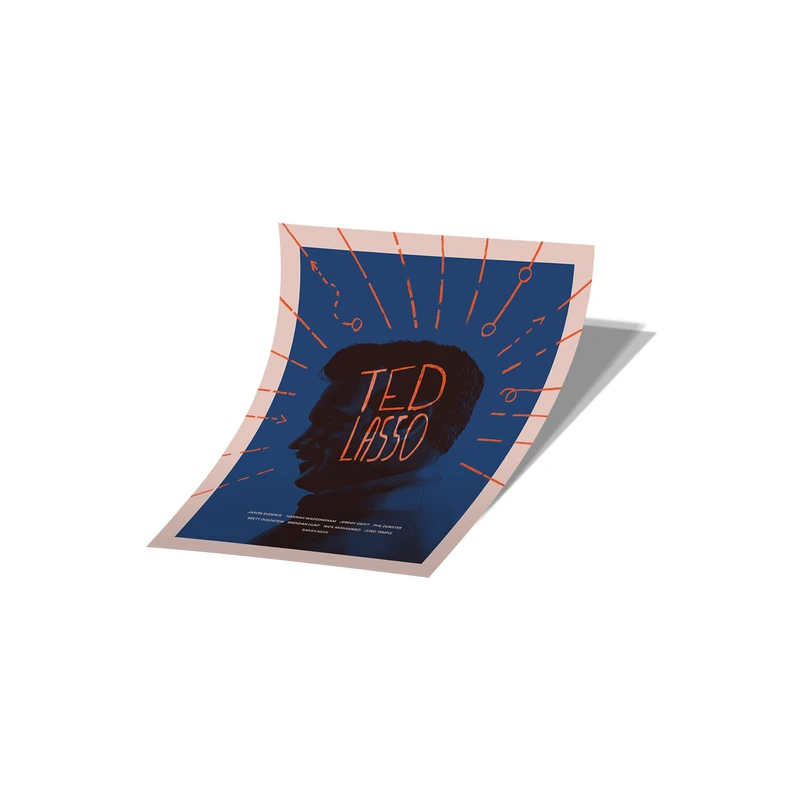 استیکر تزئینی موبایل و تبلت لولو مدل سریال تد لسو Ted Lasso کد 714